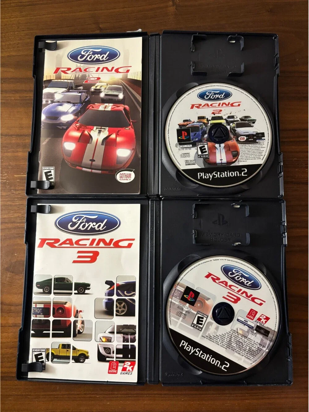 Ford Racing Playstation Bundle of 4